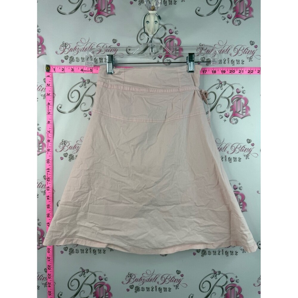Pierre Marie fashion skirt Light Pink A-Line Skirt with Subtle Waist Detail